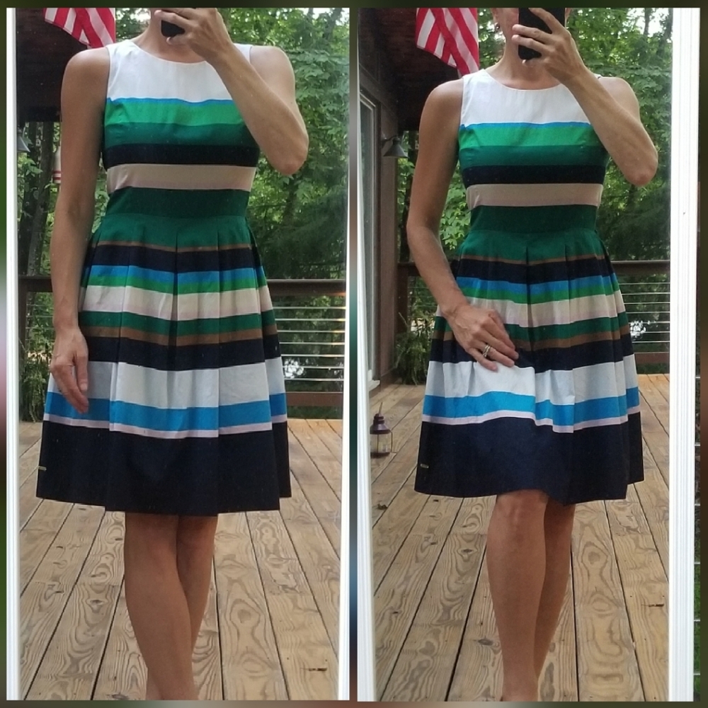 Tommy Hilfiger pleated flair lghtwght dress2